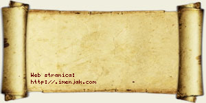 Elma Bjelonić vizit kartica